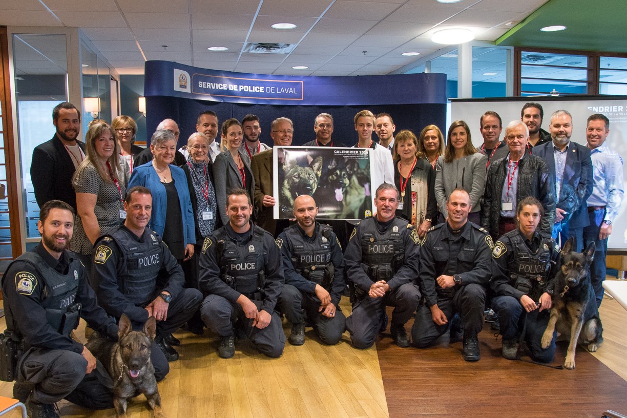 Le Service de police de Laval rend hommage à l'agent Éric Lavoie