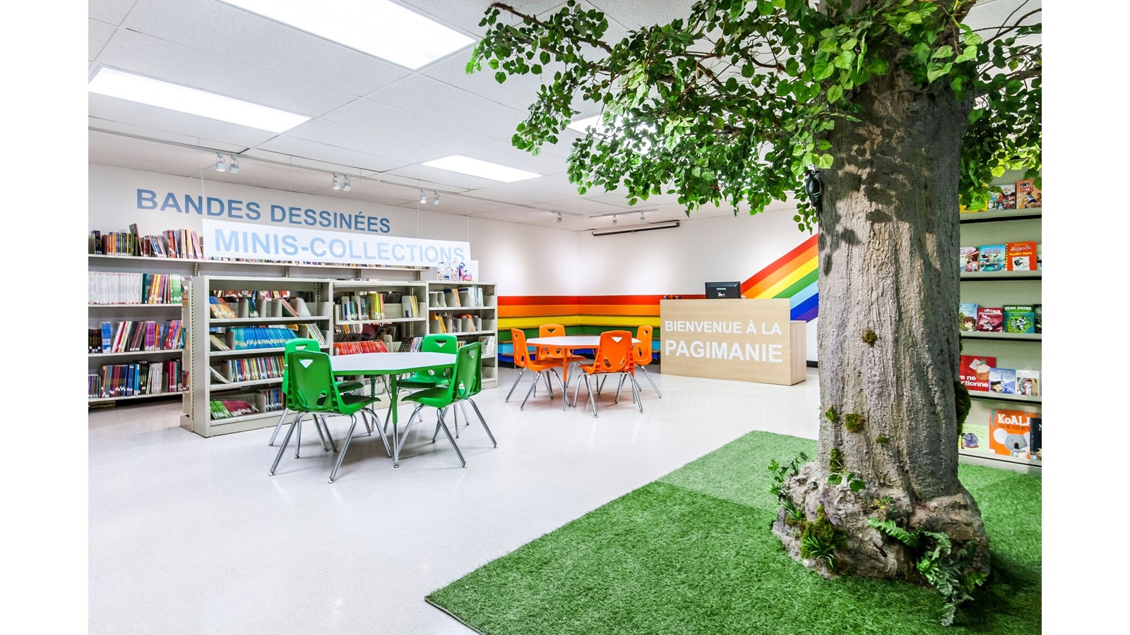 Inauguration de la nouvelle bibliothèque de l'école Paul-VI de Laval