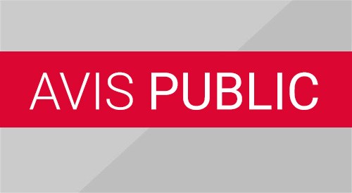 Avis de dissolution