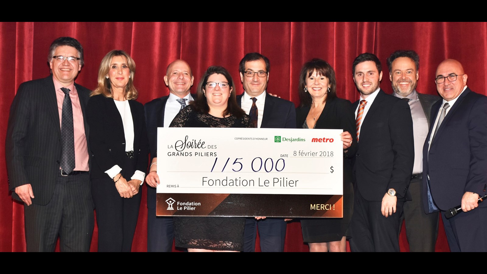 Desjardins, Metro et Le Groupe Jean Coutu unissent leurs efforts pour la Fondation Le Pilier