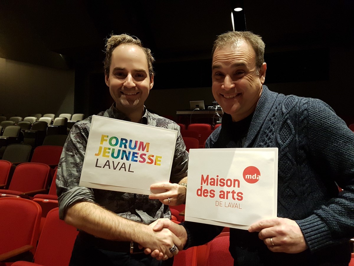 Alexandre Warnet, président FJL et François Hurtubise, coordonnateur MDA