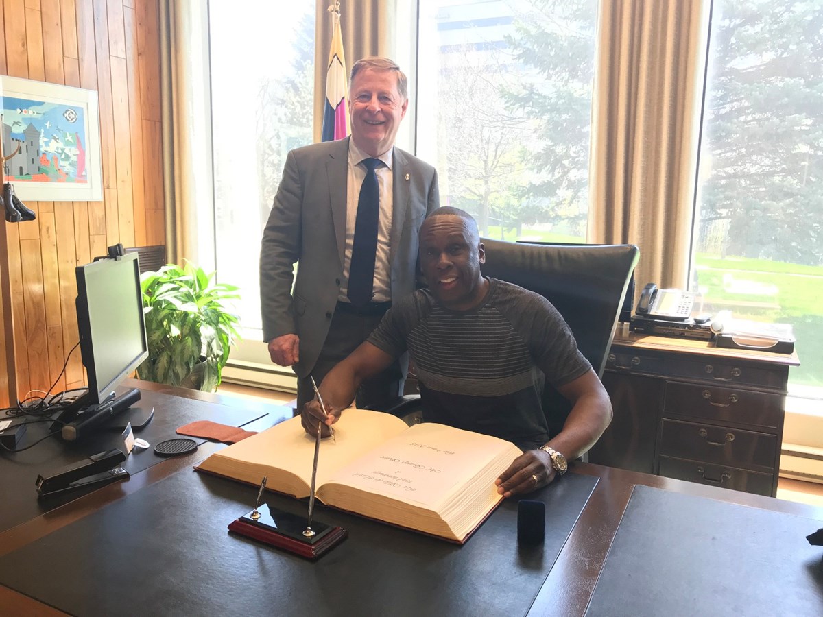 Bruny Surin, porte-parole de Laval à vélo 2018