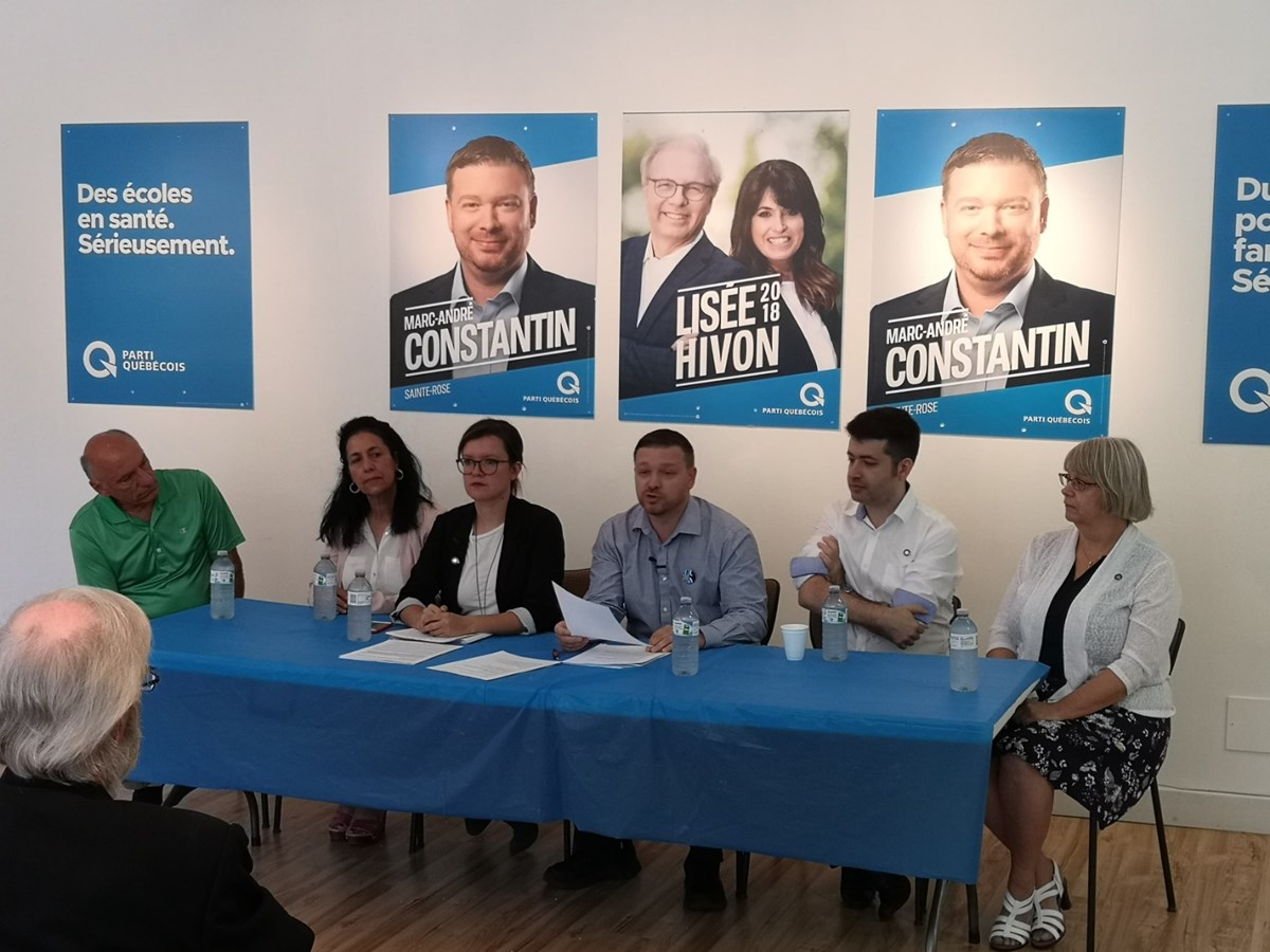 La candidate péquiste dans Fabre, Odette Lavigne annonce ses engangements pour les familles lavalloises