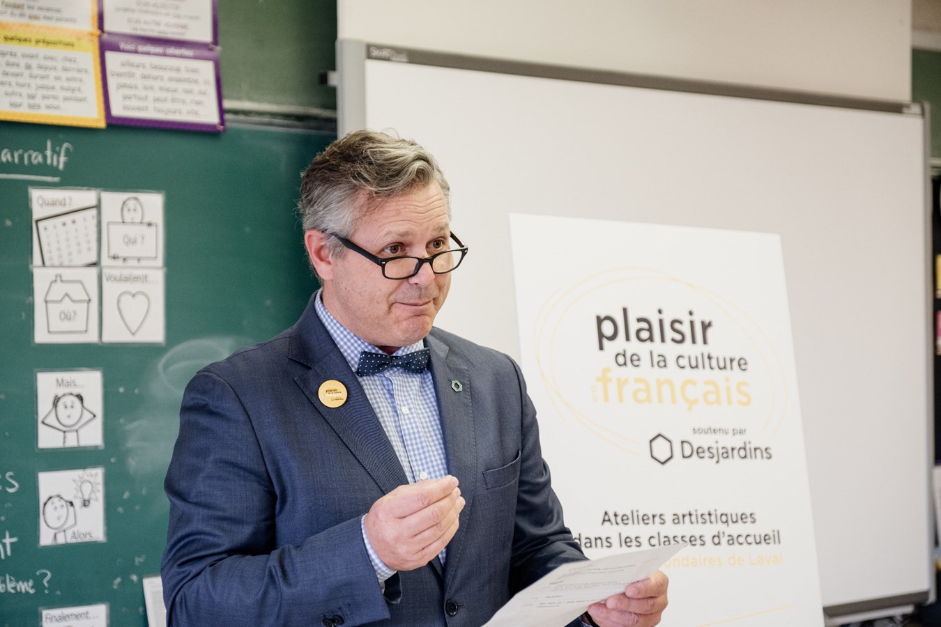 Marc-François Rouleau, l'un des représentants du Mouvement Desjardins.