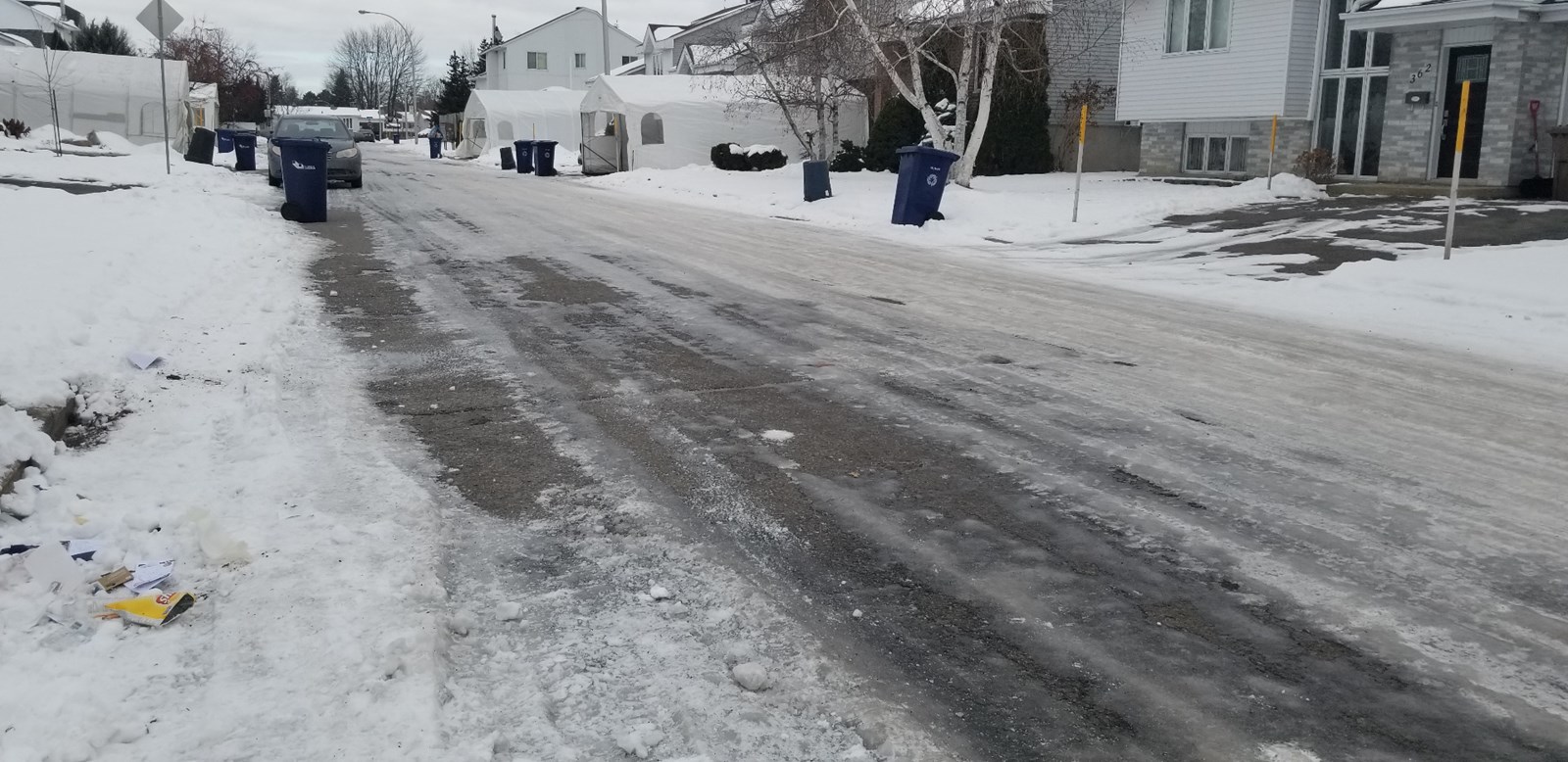 Un déneigement questionnable à Fabreville