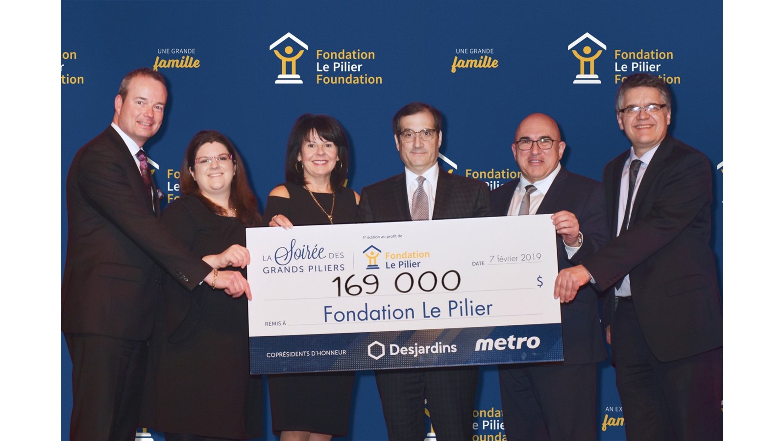 169 000 $ amassé lors de la Soirée des Grands Piliers 2019
