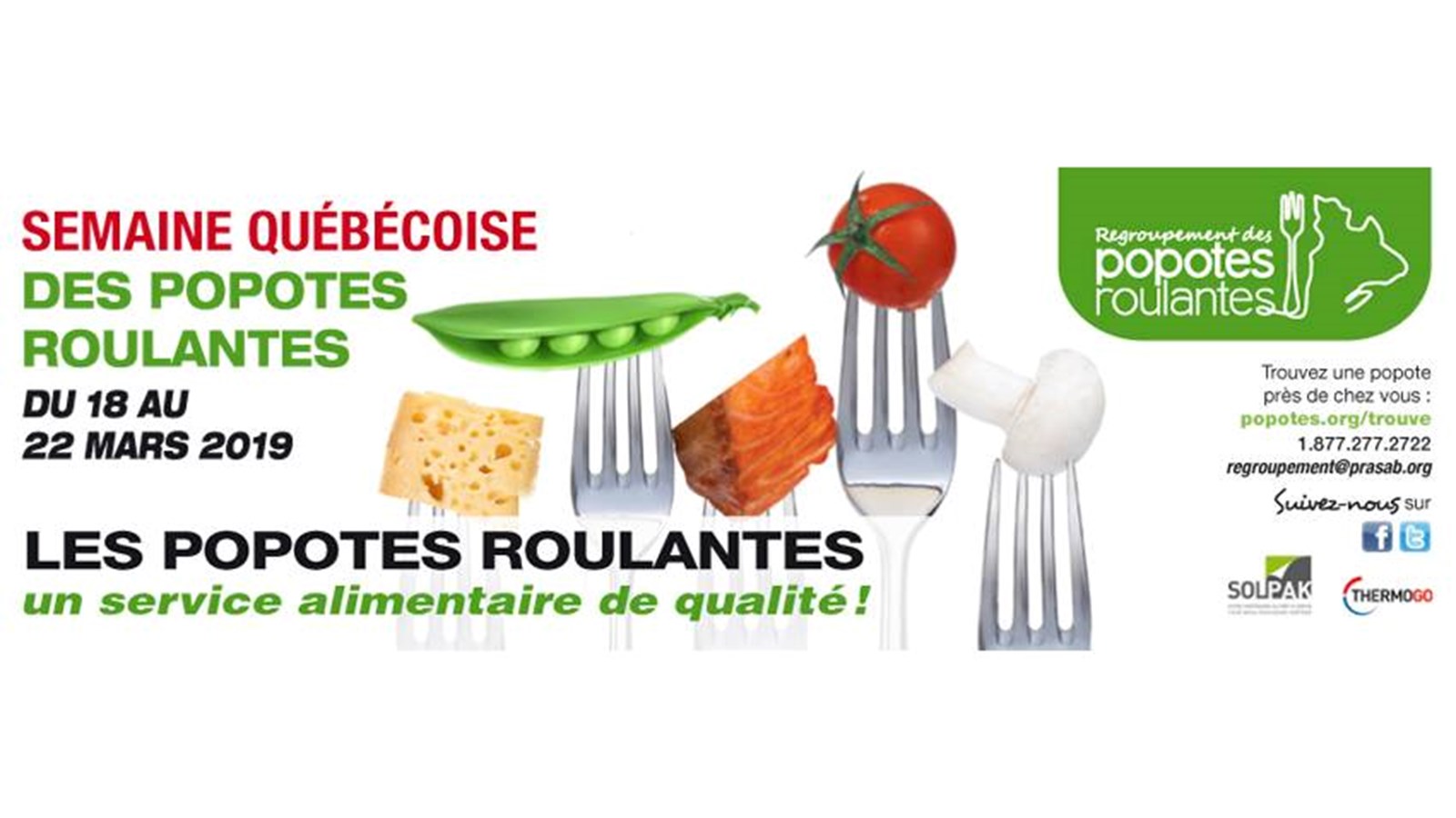 Le bénévolat au Centre de la Semaine des Popotes Roulantes à Laval