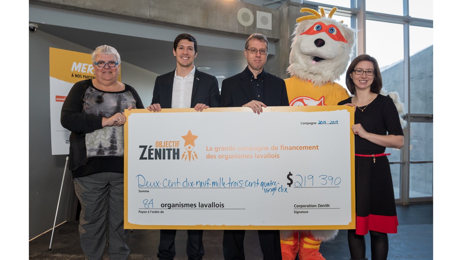 La grande campagne de financement Objectif Zénith fait des heureux