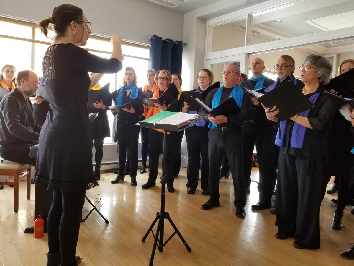 Une matinée toute en musique pour les résidents du Domaine des Forges