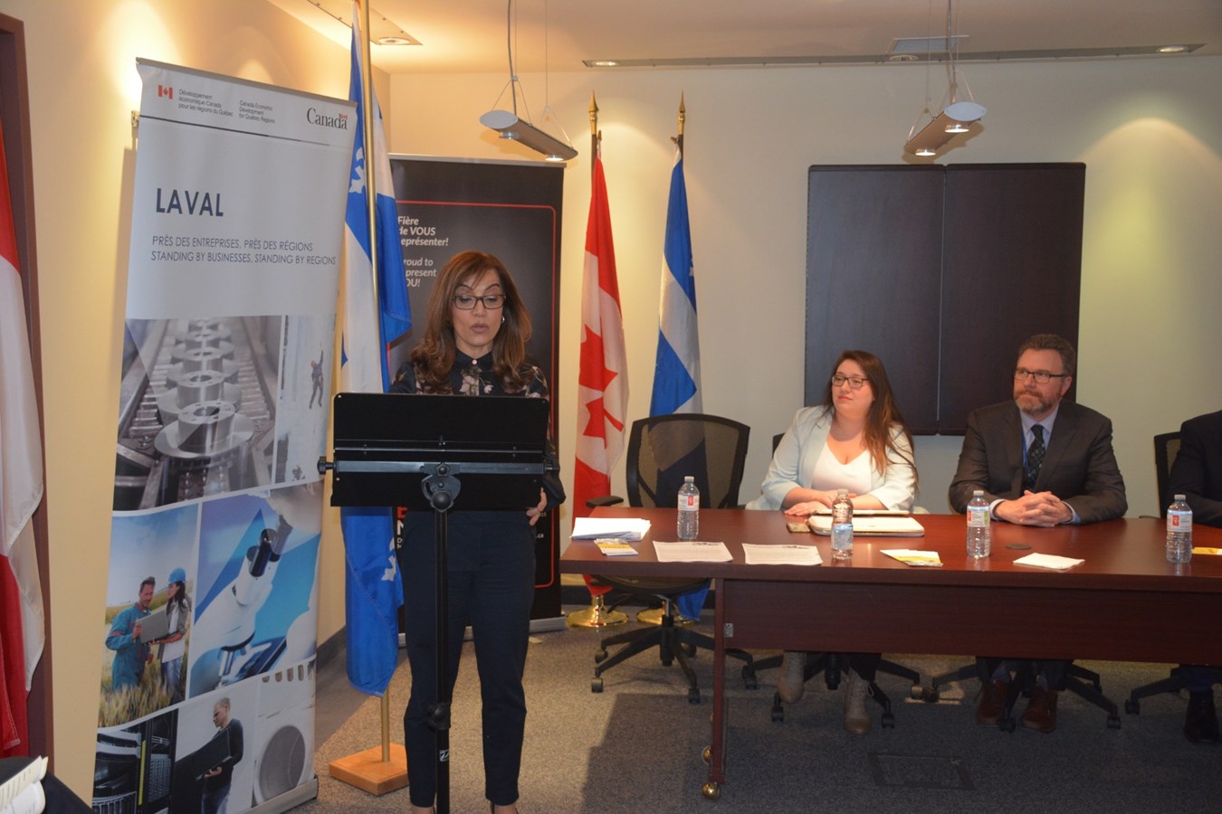 Eva Nassif, députée de Vimy, annonce 560 000 $ pour le développement de trois entreprises de Laval