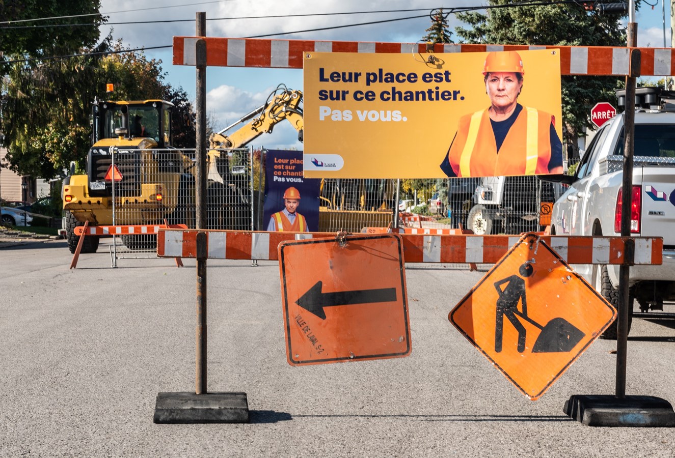 Laval sensibilise à propos des cols bleus