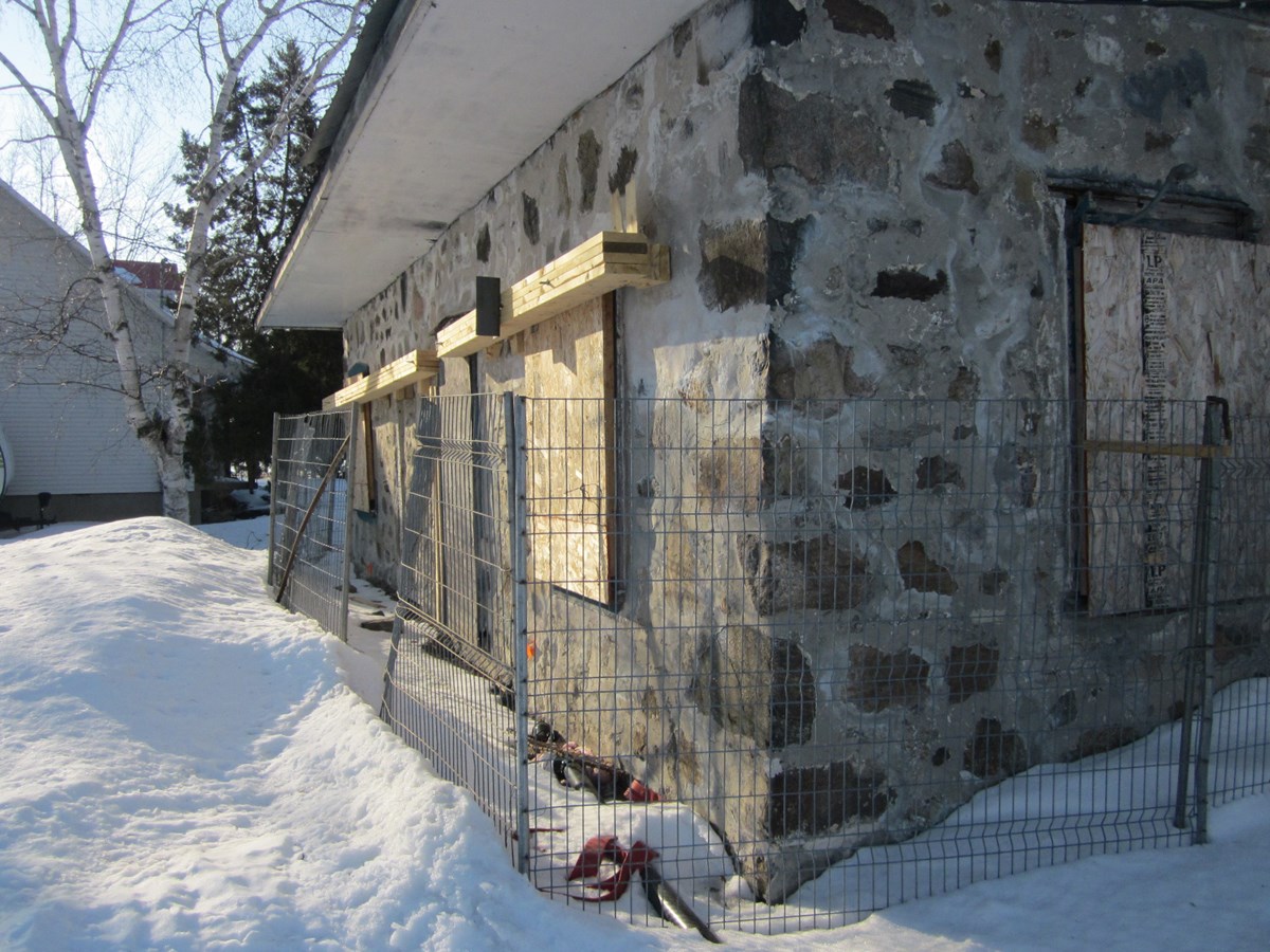 Maison Charbonneau: des travaux de protection effectués