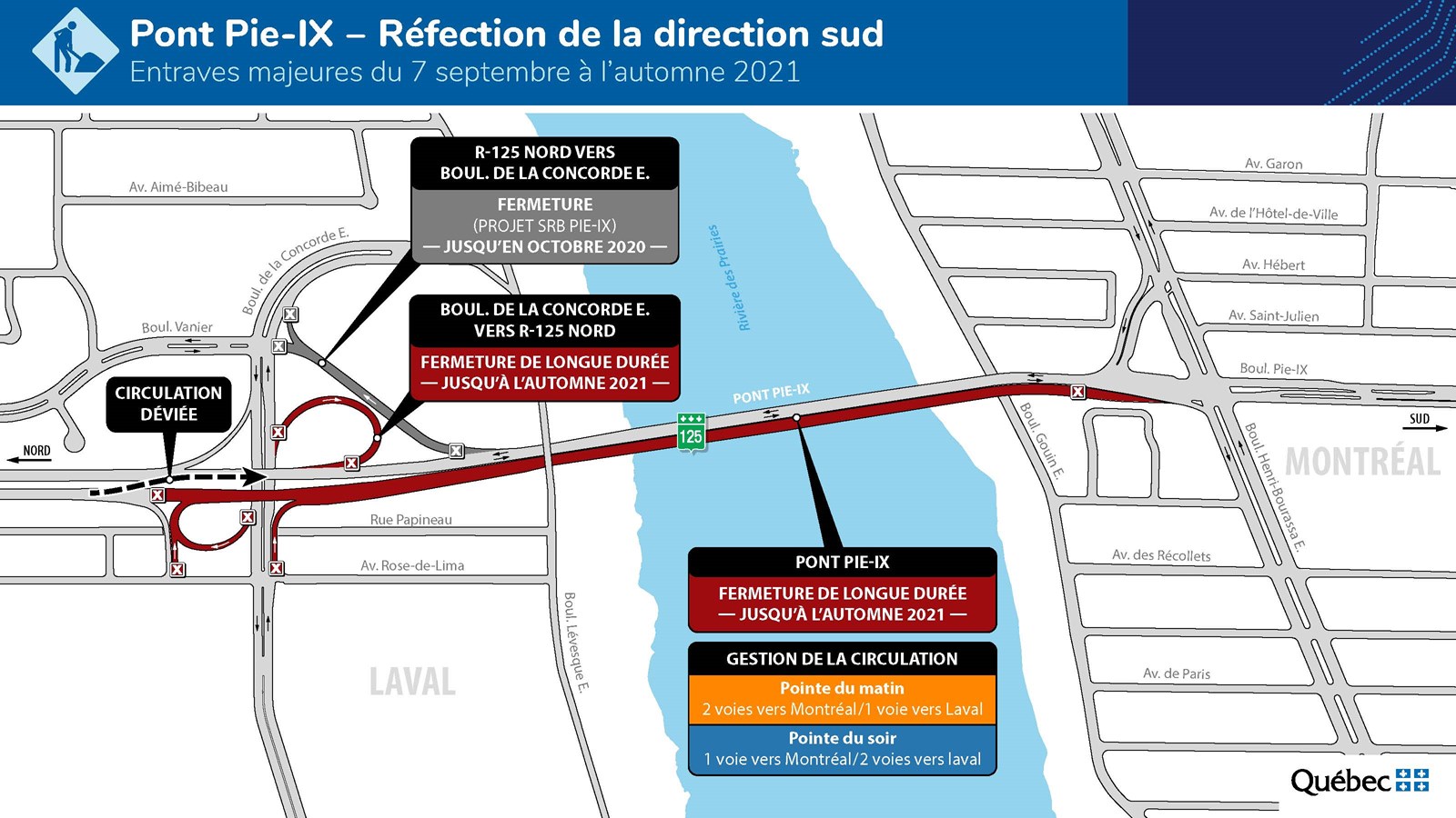 Début de la phase 1 : des fermetures majeures dès ce jeudi