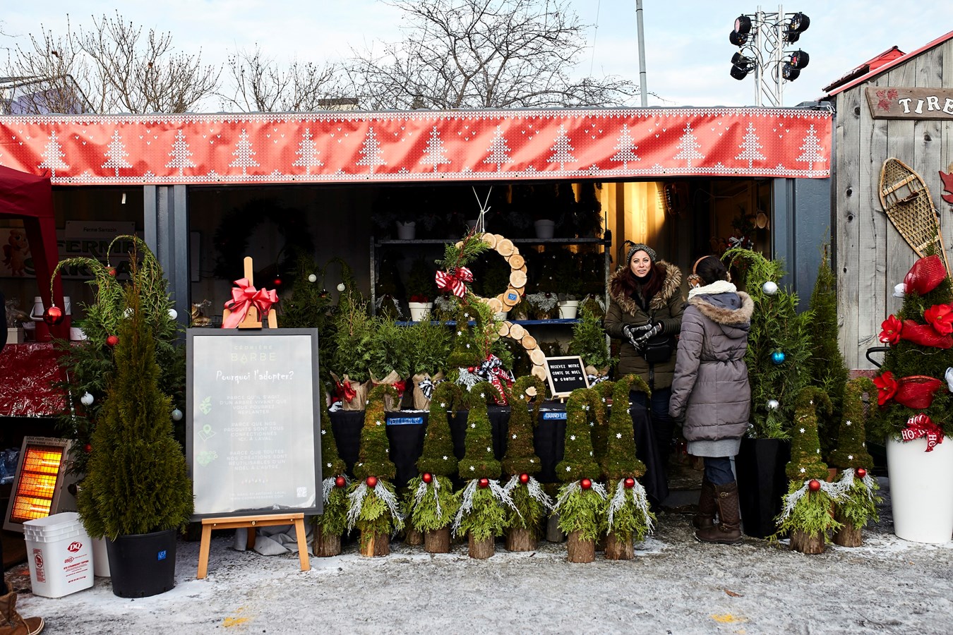 La magie des Fêtes s’empare du Centre de la nature