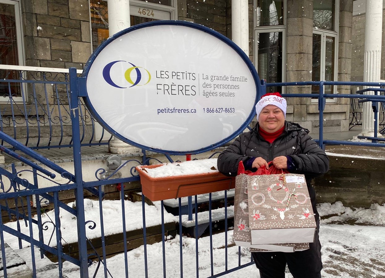 Les Petits Frères de Laval illumineront la vie de 100 personnes aînées isolées