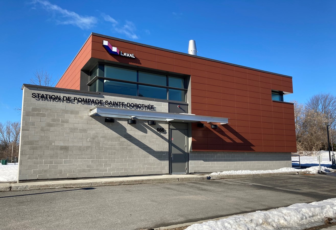 Mise en service complète pour la station de pompage Sainte-Dorothée