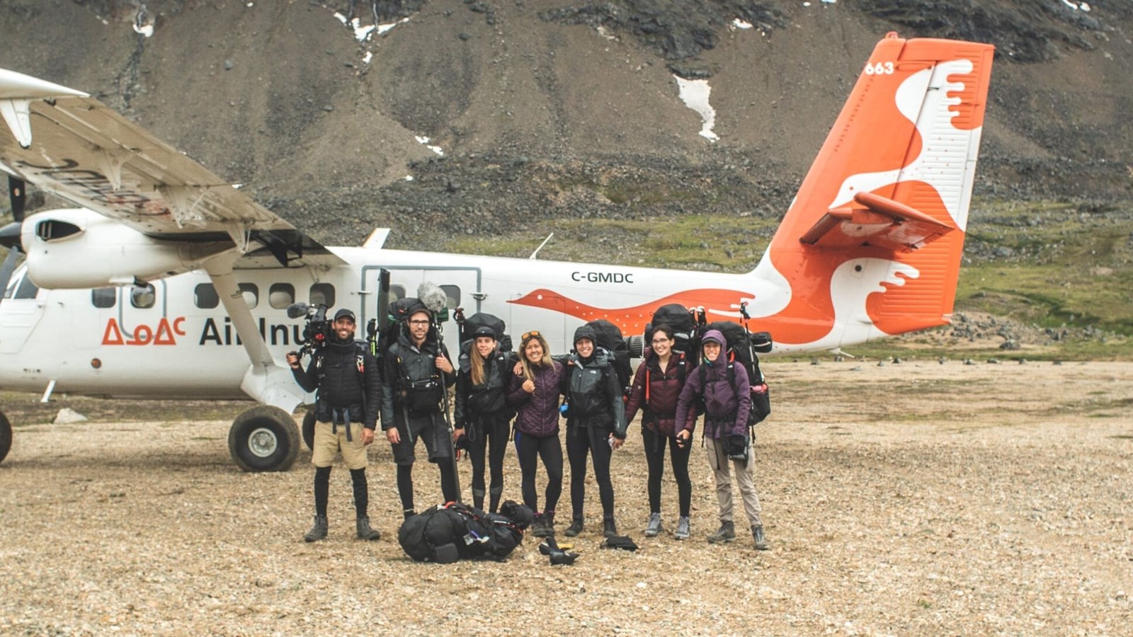 L'ensemble de l'équipe au départ de l'aventure