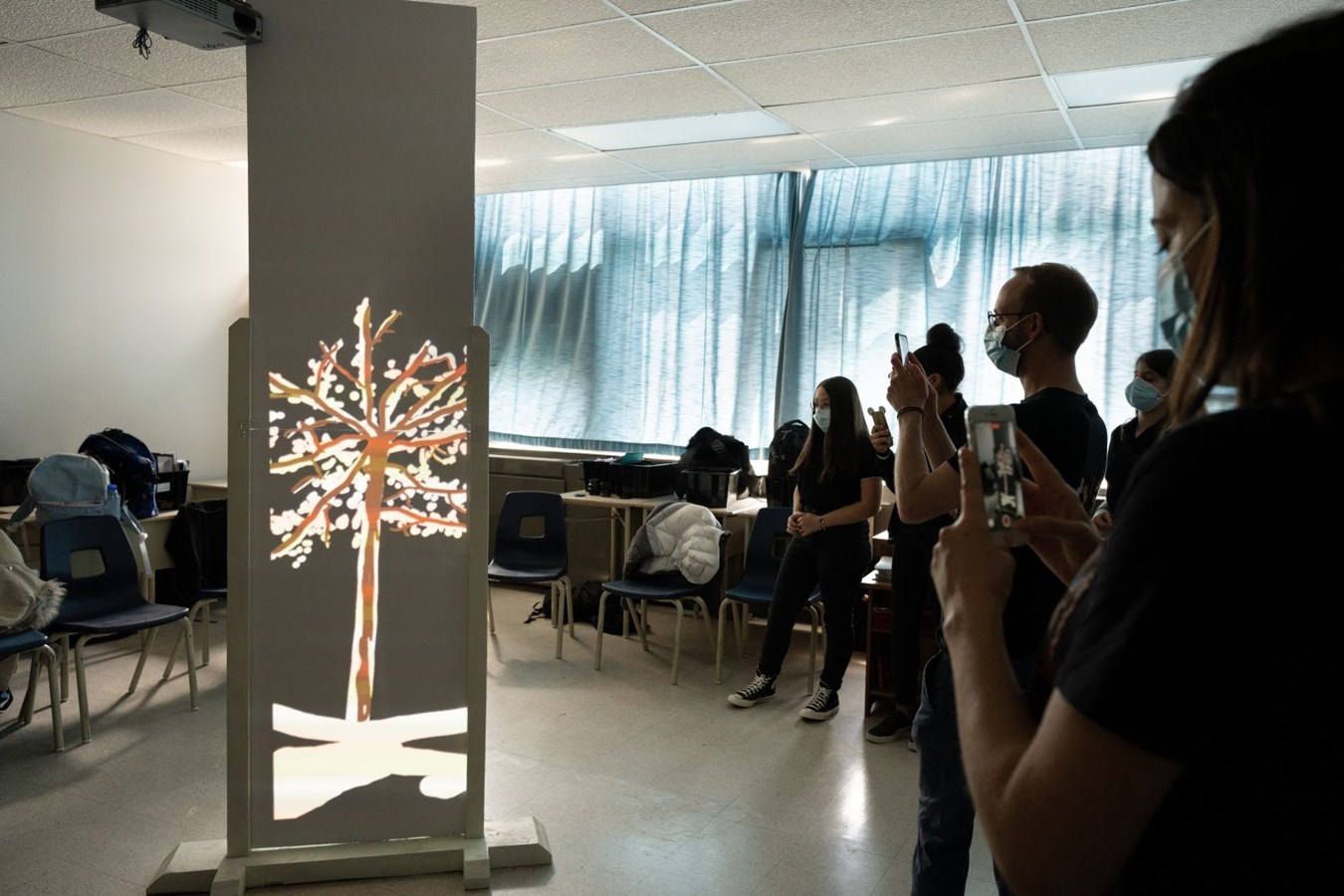 Journal d'hiver: un projet de création numérique immersive