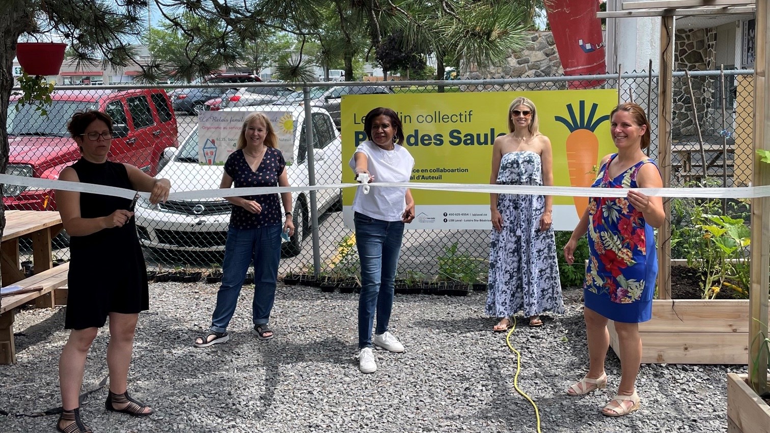 Inauguration du Jardin collectif Parc des Saules
