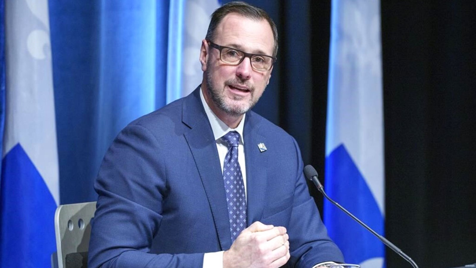 Le ministre de l’Éducation, Jean−François Roberge.
