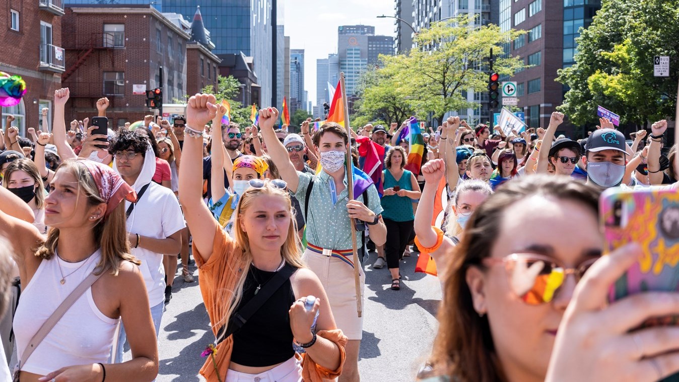 Marche de la fierté - Montréal, 2021