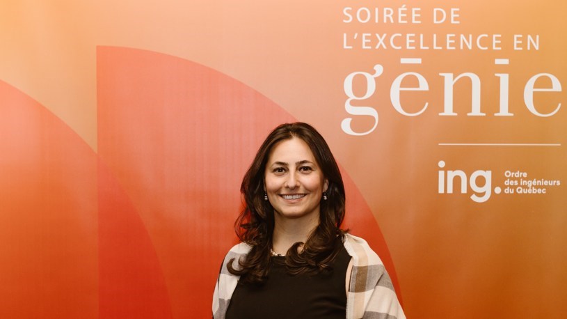 Mme Alexandra Gallo lors de la remise du prix