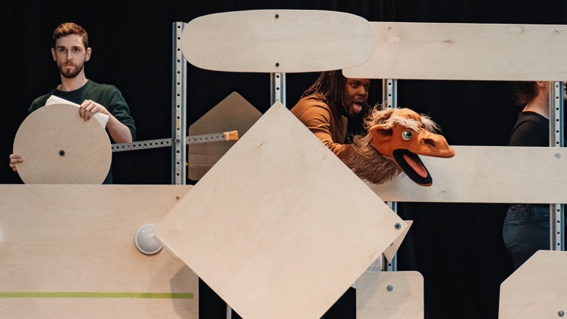 Résidence du Théâtre Fêlé pour la pièce Momo le chameau, récipiendaire du Programme d'accompagnement à la création petite enfance, édition 2021