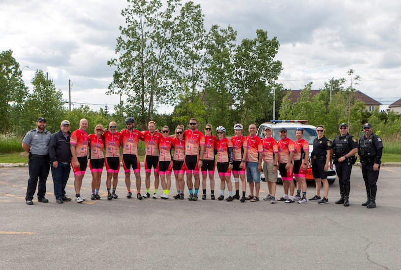 Le Tour cycliste des policiers de Laval a franchi la ligne d’arrivée