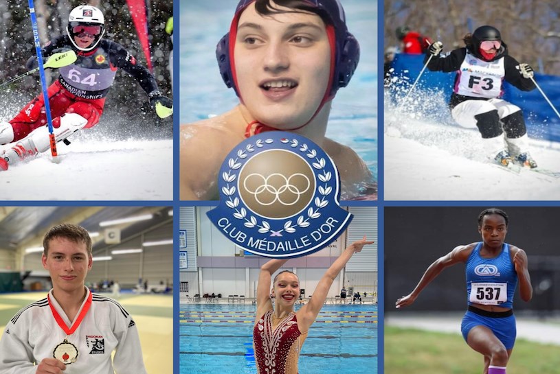 Le Club de la médaille d’or a offert son soutien à six athlètes de la relève