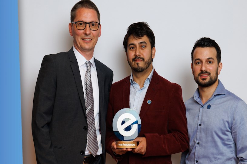 Alexandre Vézina, sous-ministre adjoint au ministère de l'Économie et de l'Innovation (MEI), 
Monsieur Raymundo Moreno Diaz et Monsieur Mathieu Castonguay