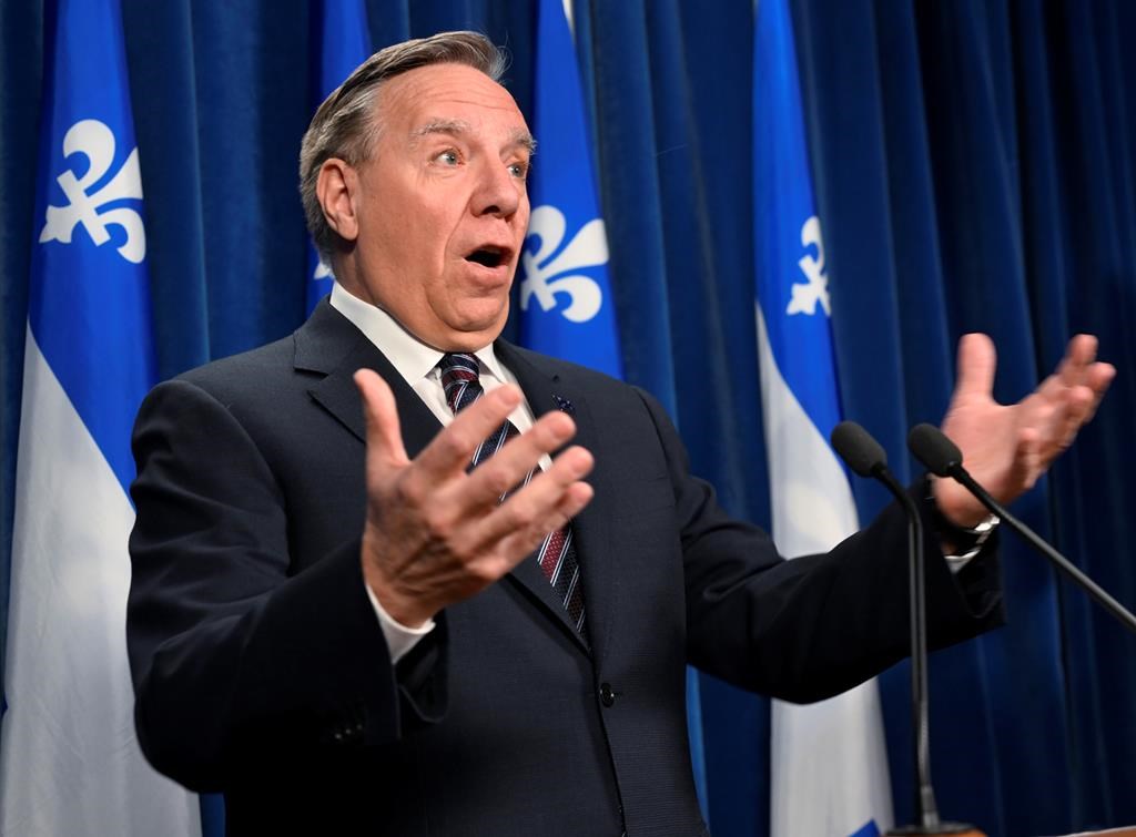 «Le nombre d'étudiants anglophones menace la survie du français», affirme Legault