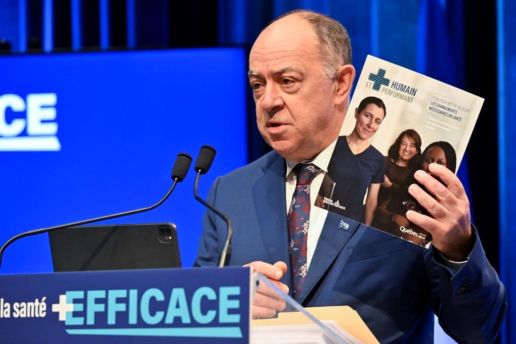 Une coalition s'oppose à la réforme du réseau de la santé proposée par Christian Dubé