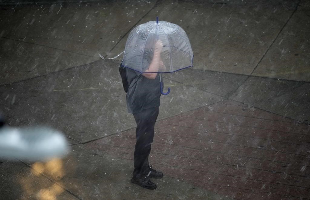 Québec: beaucoup de pluie dans le centre et l'est mardi, peut-être 100 mm à Québec