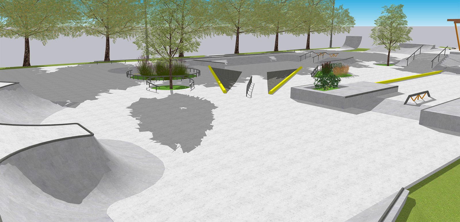 Concept du parc Notre-Dame
