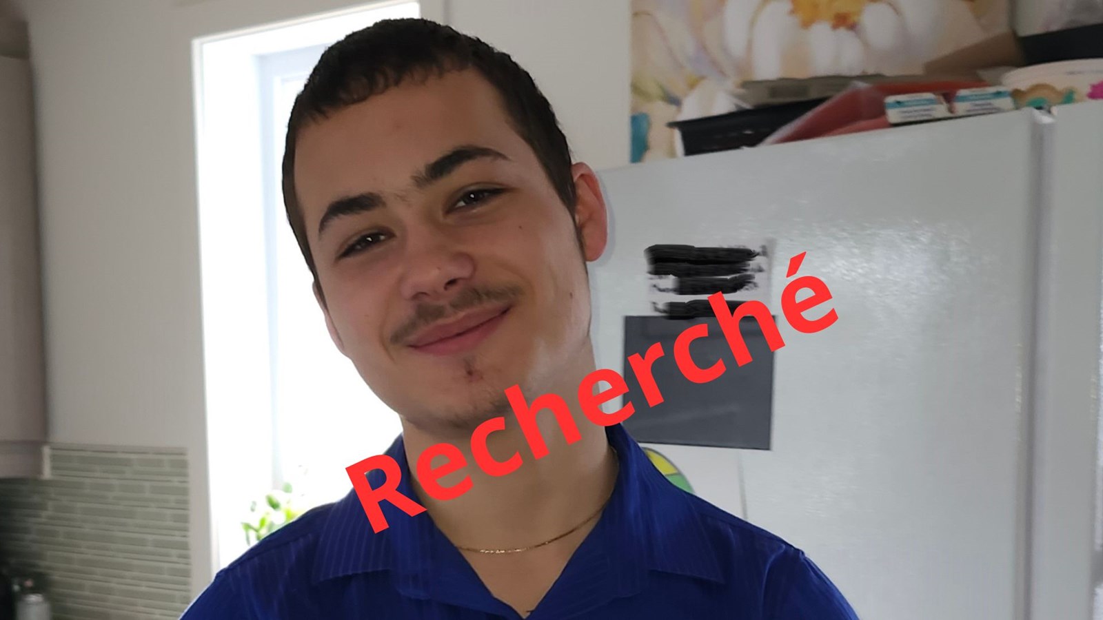 Un garçon de seize ans recherché