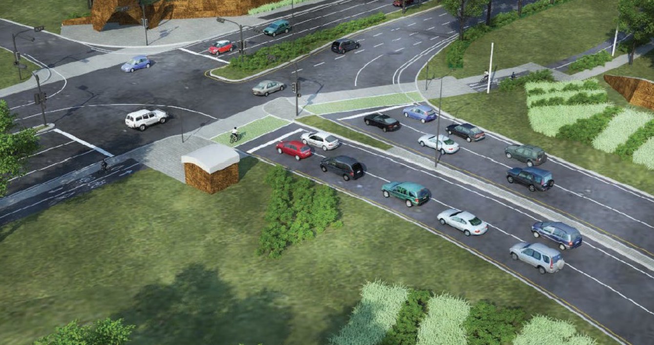 Cette nouvelle configuration permettra de terminer le réaménagement initié lors de la construction de la Place Bell