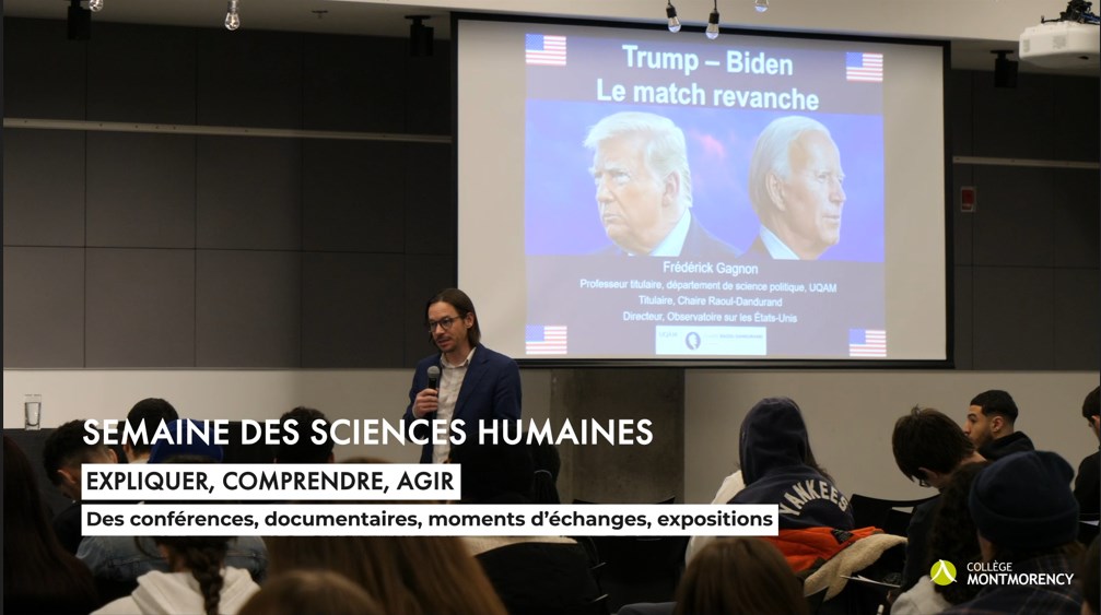 Une 9e édition de la Semaine des sciences humaines réussie au Collège Montmorency