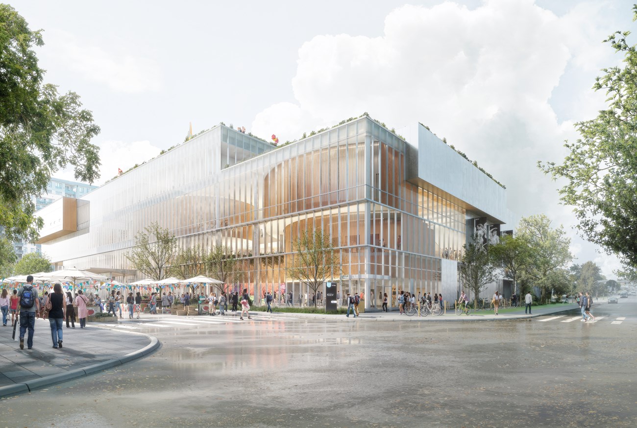 Début des travaux de la bibliothèque centrale et centre de création artistique professionnelle