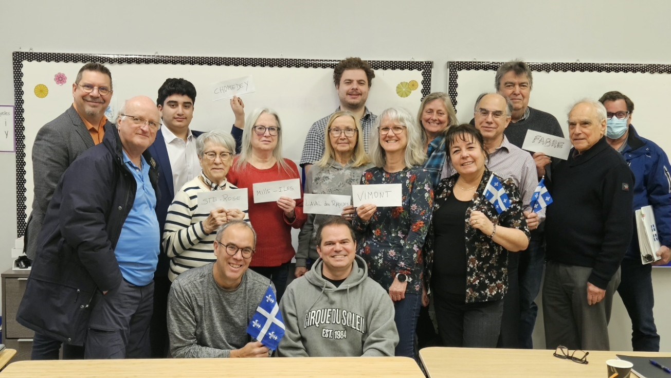 Comité organisateur de la campagne électorale 2026 du Parti québécois à Laval. 