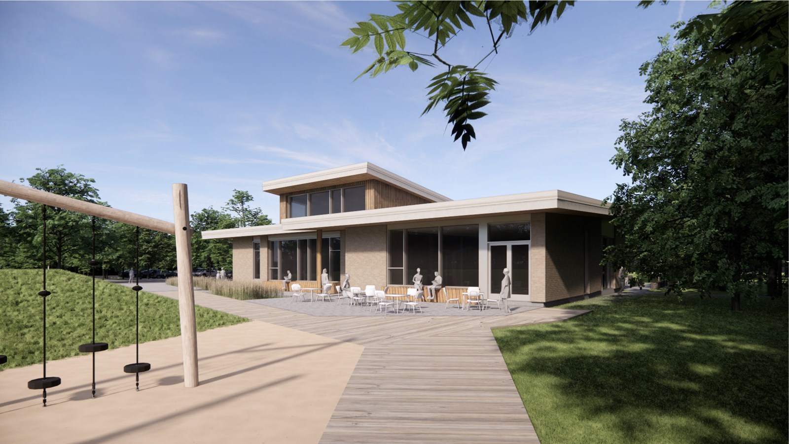Un nouveau pavillon d’accueil au bois de l’Équerre à Laval