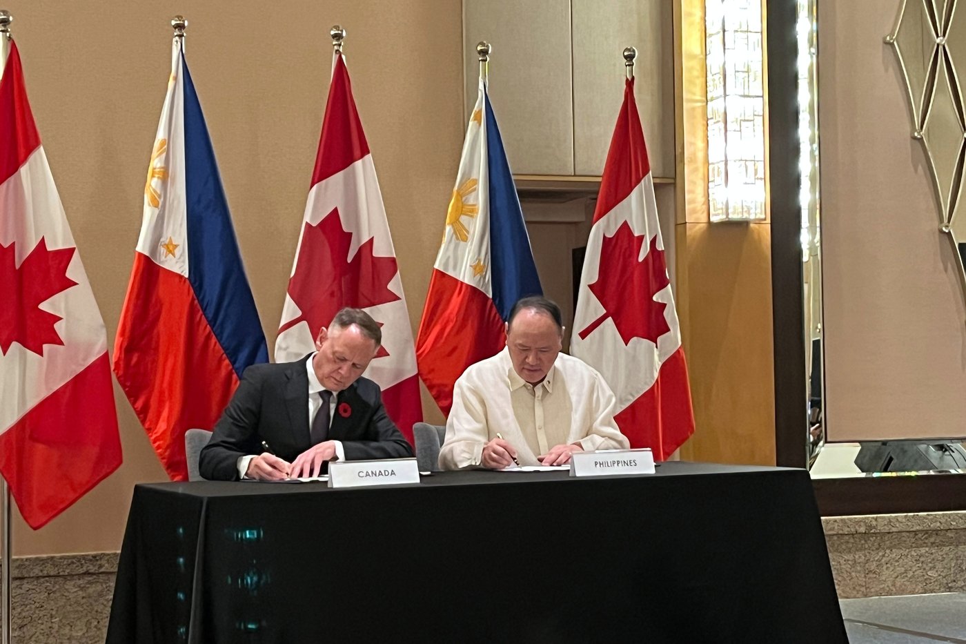 Le Canada et les Philippines ont conclu un accord de défense