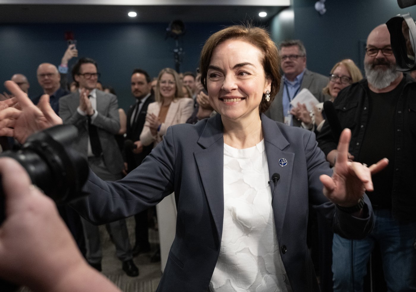 Fréchette invite les Québécois à imaginer ce que seraient 4 ans de mandat avec elle