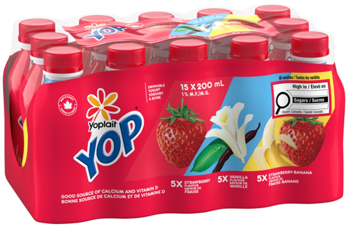 La présence de morceaux de plastique cause un rappel de yogourts de Yoplait au pays