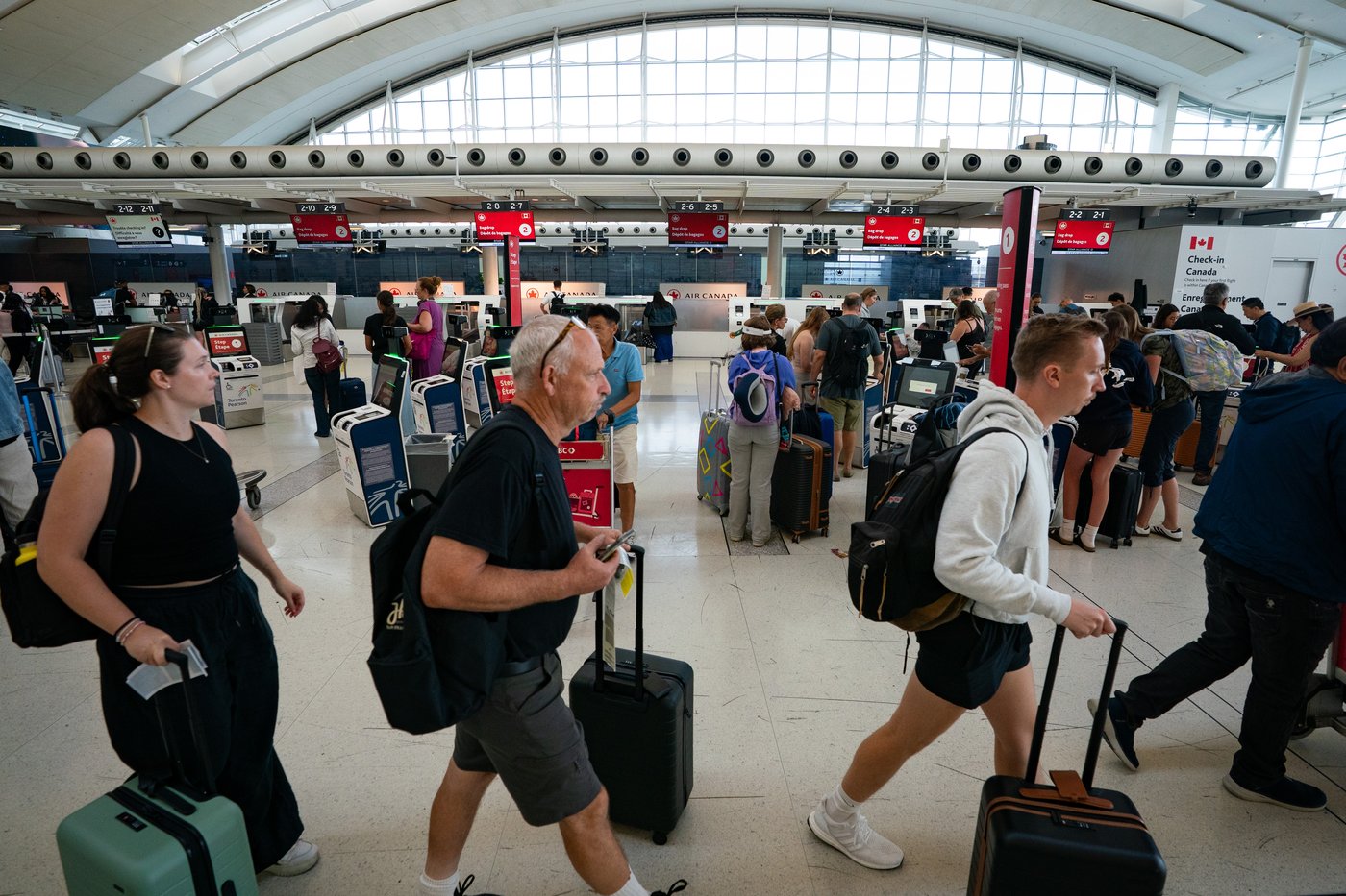 Les Canadiens continuent de bouder les voyages aux États-Unis