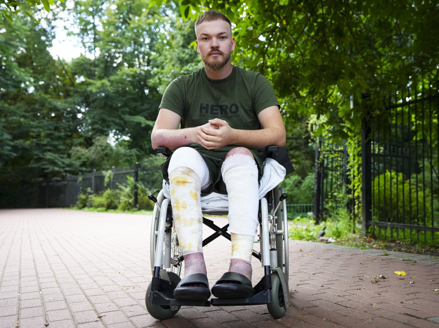 «Rien ne change»: un Canadien blessé en Ukraine ne voit pas de fin à la guerre