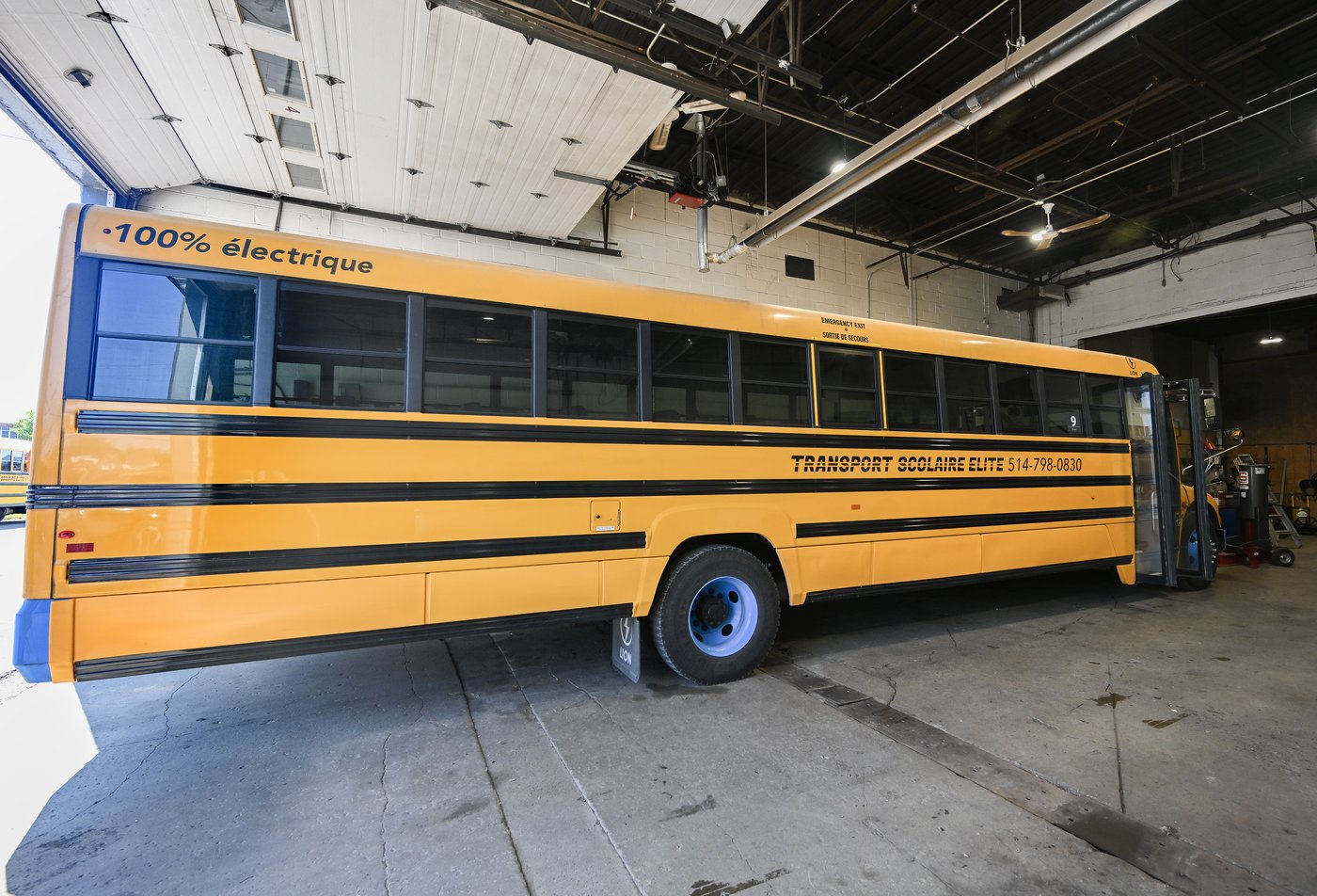 Les transporteurs scolaires ont été appelés à changer une pièce sur les autobus Lion