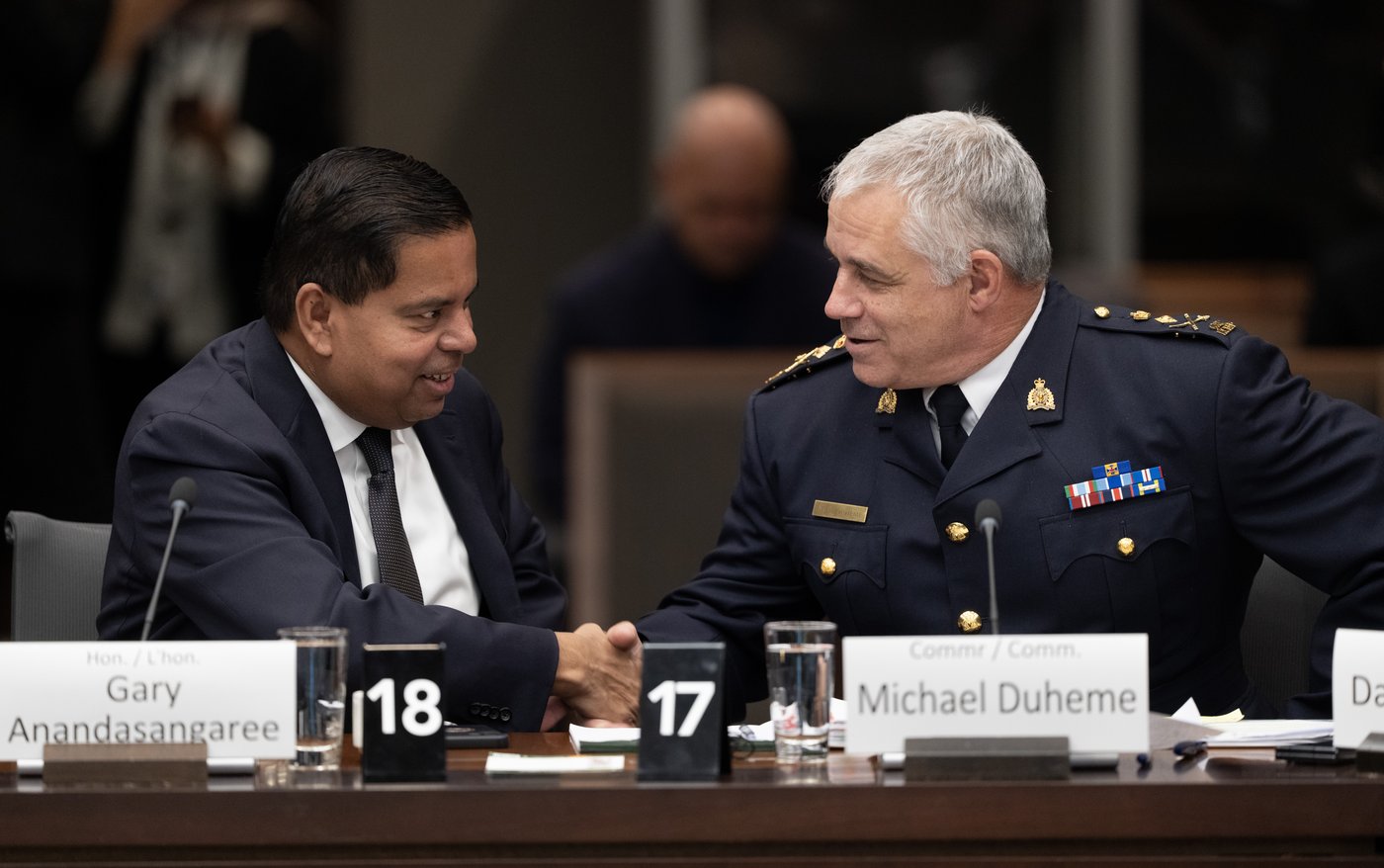 Anandasangaree salue les liens entre les forces de police canadiennes et américaines