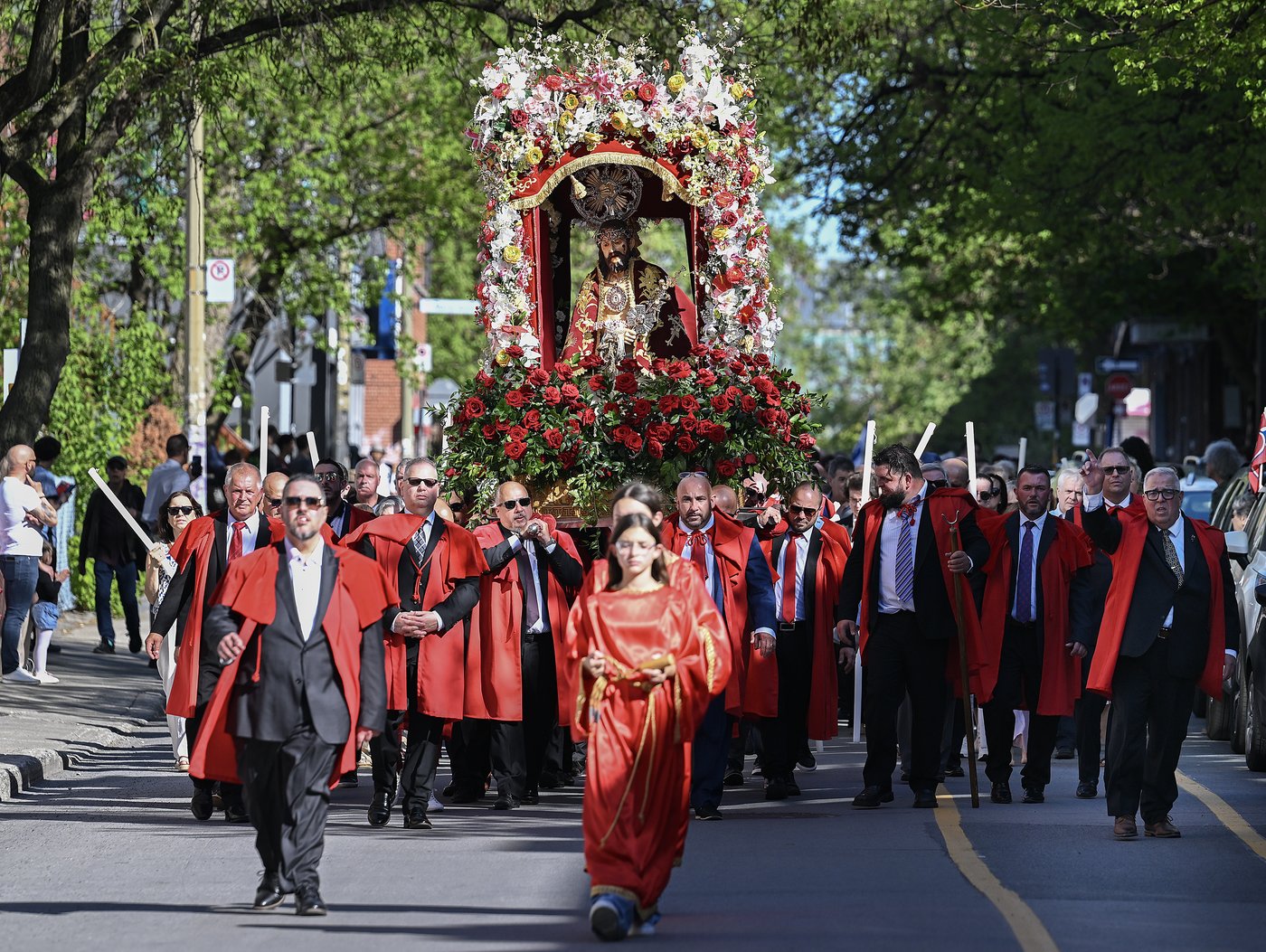 Laïcité: une procession portugaise a eu lieu à Montréal malgré le refus d'un permis