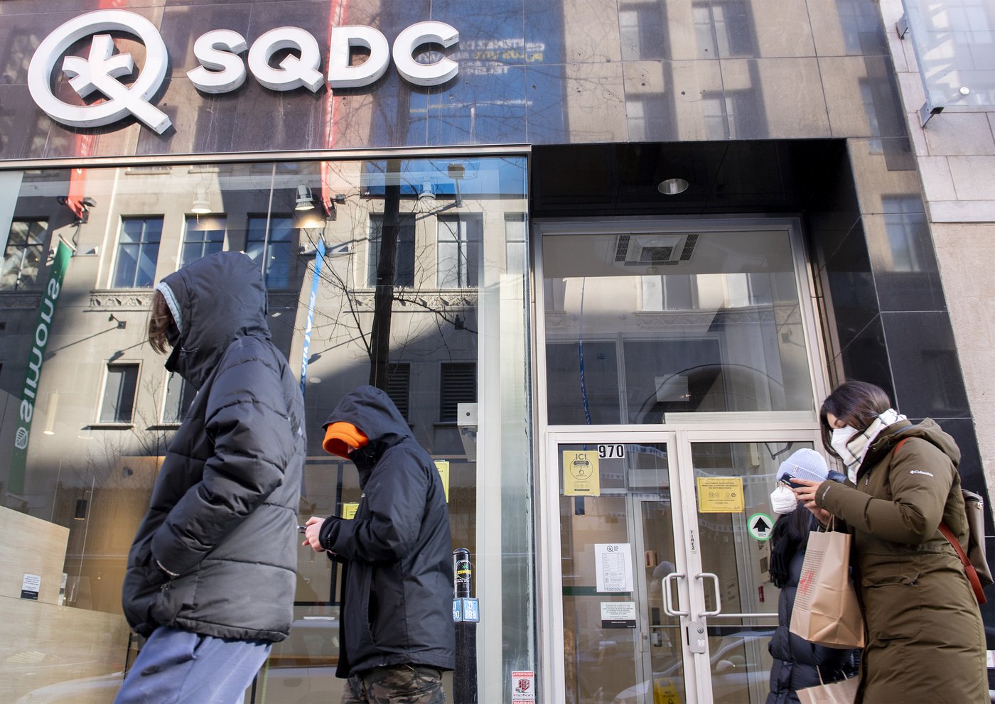 Environ la moitié des succursales de la SQDC fermeront plus tard le week-end