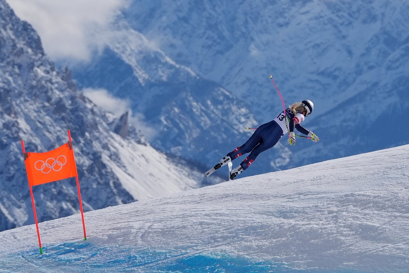 La skieuse américaine Lindsey Vonn semble avoir été chanceuse dans sa malchance